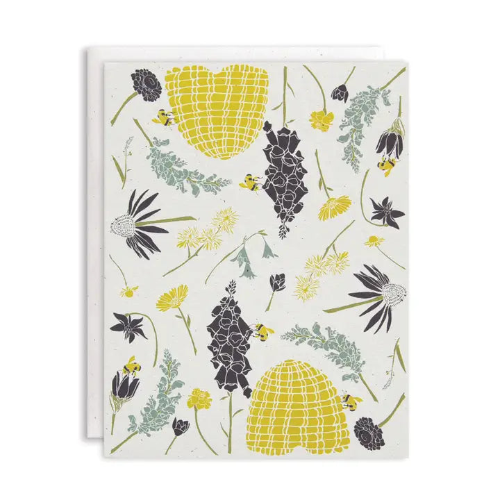 Honeybee Garden Card