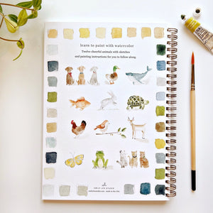 Watercolor Workbooks with a Free paint lesson