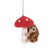 Mushroom Hedgehog Ornament