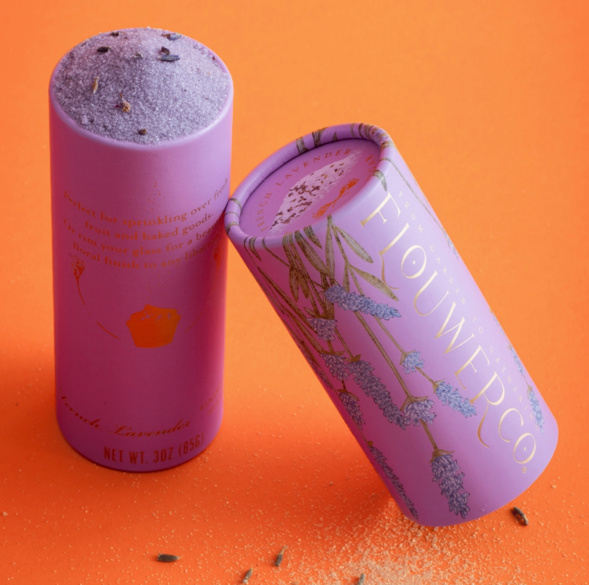 Finishing Sugar,  French Lavender & Sweet Rose