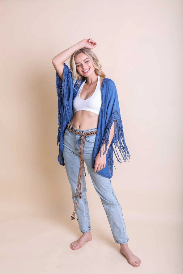 Festival Ready Tasseled Kimonos