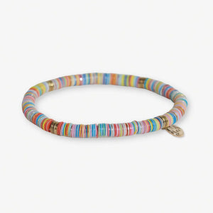 Rainbow Sequin Stretch Bracelet