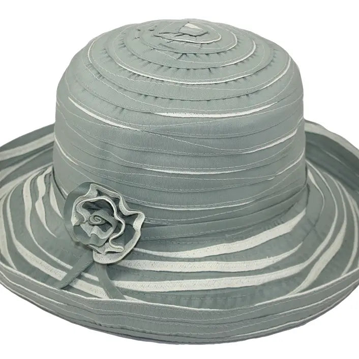 Green Striped Hat