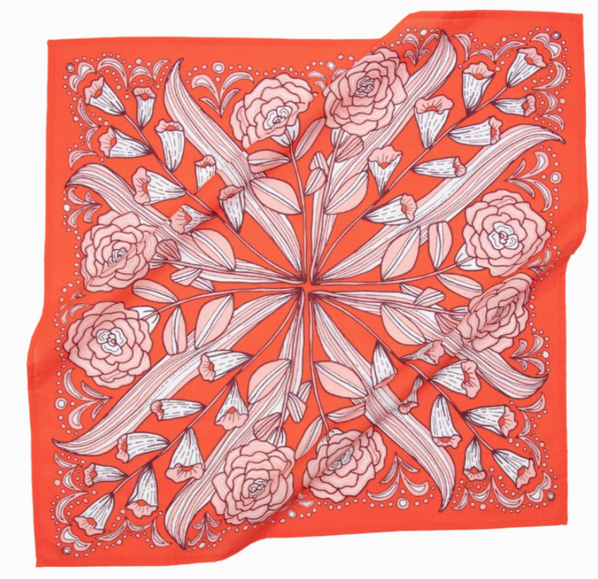 100% Cotton Bandana-Greta