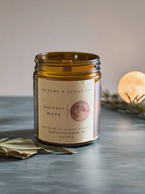 Beeswax Wooden Wick Candles-8oz
