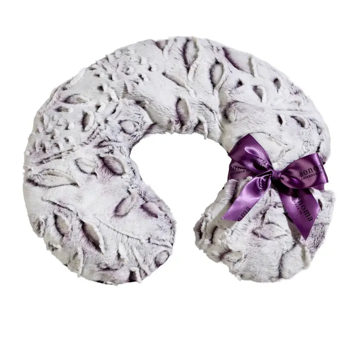 Iced Plum Microwavable Lavender Neck Pillow