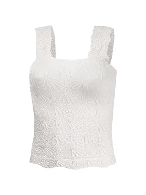 Jacquard Knit Tank Top
