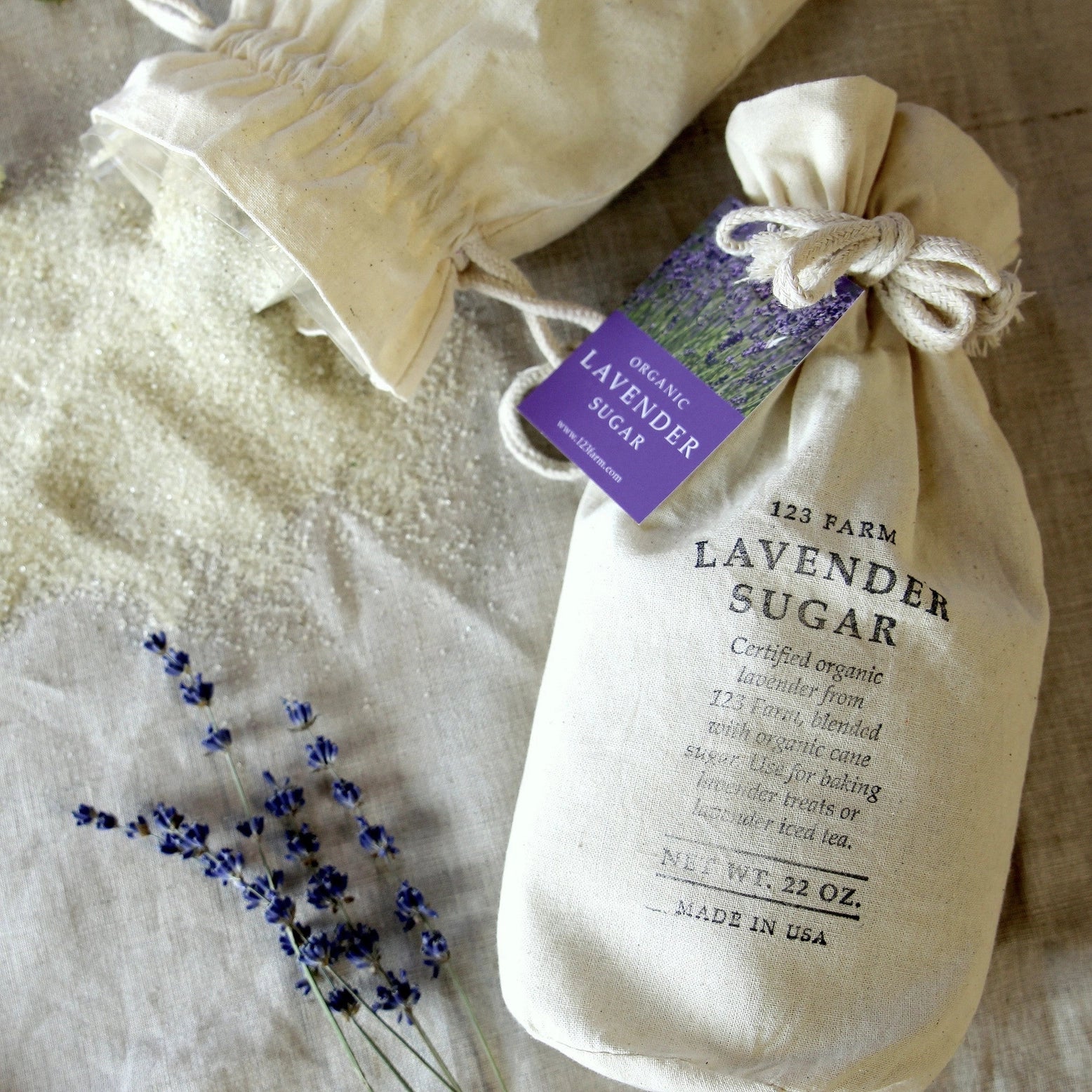 22oz Organic Lavender Sugar