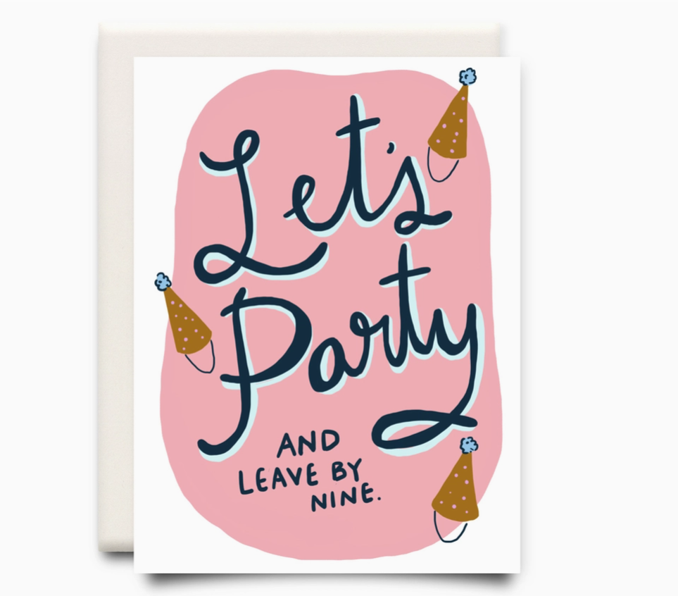 Let's Party Birthday Card