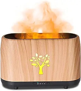 Light Woodgrain Flame Diffuser