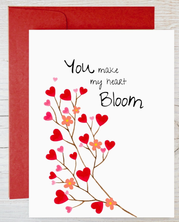 You Make My Heart Bloom-Plantable Valentine's Day Card