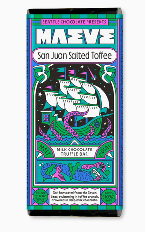 San Juan Salted Toffee Truffle Bar