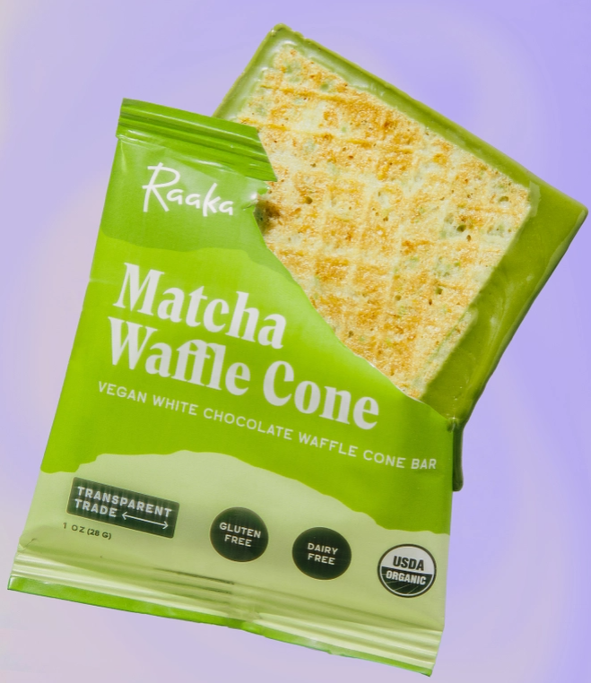 Matcha White Chocolate Gluten Free Waffle Cone Bar