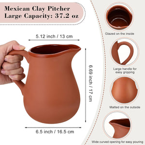 Small Clay Pitcher-37oz