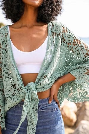 Crochet Floral Petal Wrap