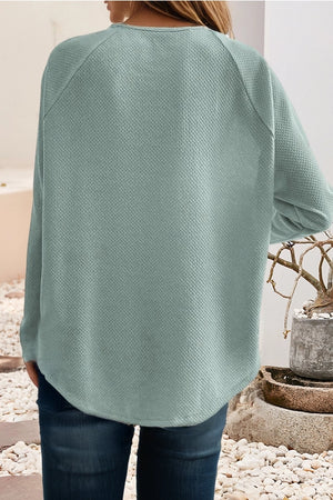 Moonlight Jade Textured Top