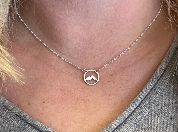 Mountain Girl Sterling Silver Necklace