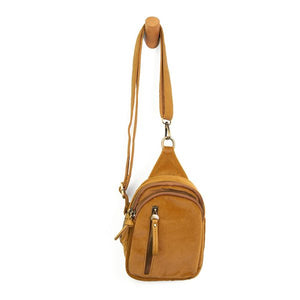 Mustard Velvet Skyler Sling Bag