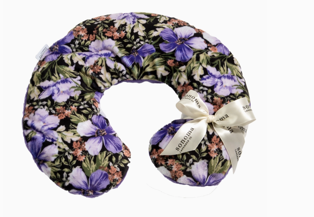 Midnight Garden Microwavable Lavender Neck Pillow
