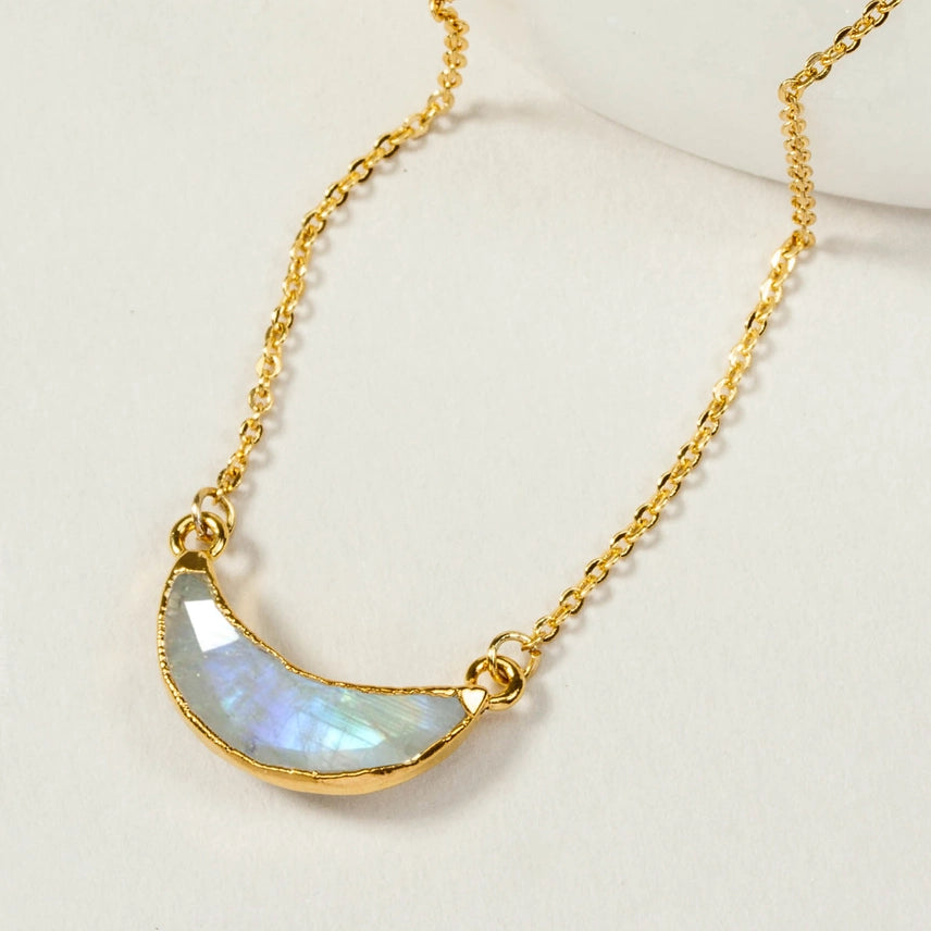 Moonstone Eclipse Necklace