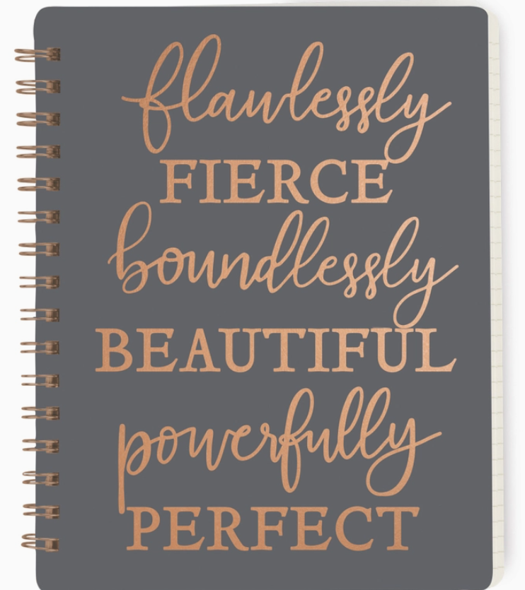 Flawlessly Fierce Spiral Notebook