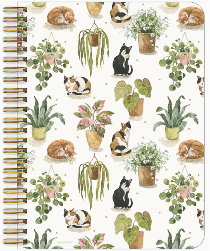 Cats & Plants Spiral Notebook