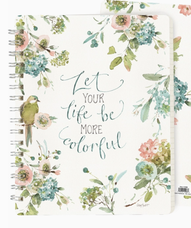 Colorful Life Spiral Notebook