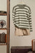 Olive & Beige Striped Sweater