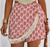 Boho Print Side Tassel Wrap Shorts