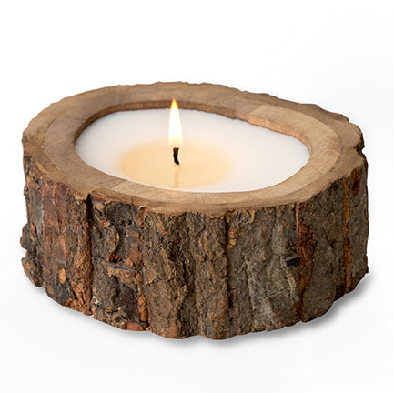 Small Irregular Shaped Tree Bark Candles