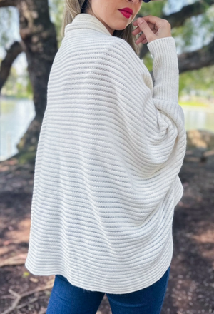 Soft Knit Ribbed Cardigan