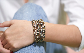 10 Strand Seed Bead Bracelets