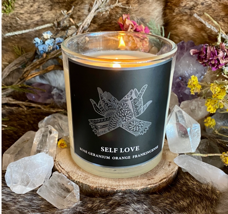 Self Love Body Oil Candle