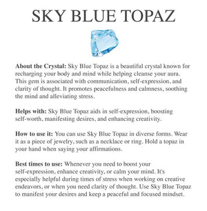 Sky Blue Topaz Necklace