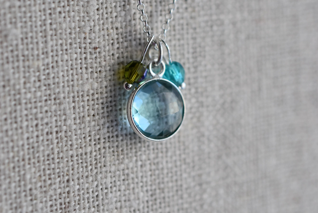 Sky Blue Topaz Necklace