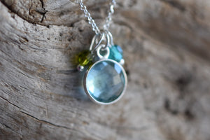 Sky Blue Topaz Necklace
