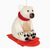 Sledding Polar Bear Felt Ornament