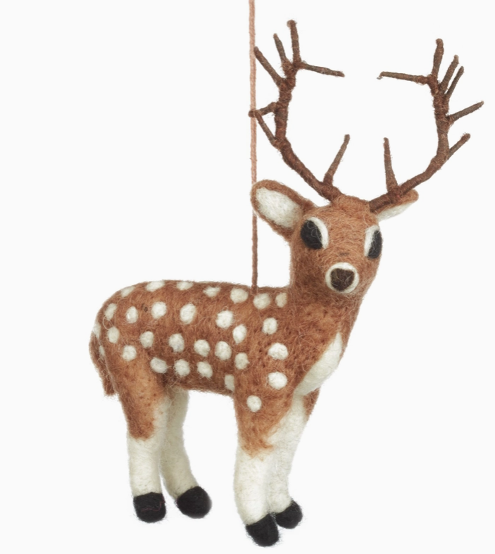 Stag Felt Ornament