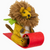 Sledding Lion Felt Ornament