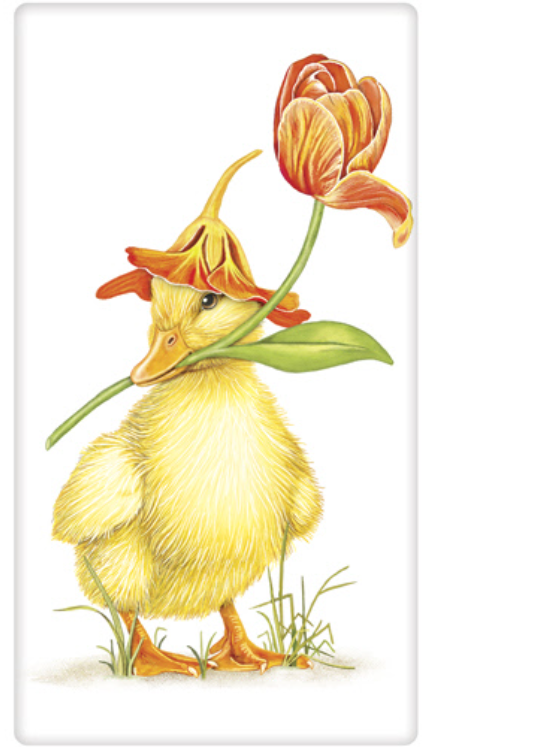 Spring Ducks & Geese Floursack Towels