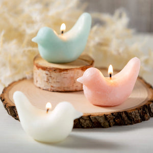 Votive Bird Candle Set of 3 Scented