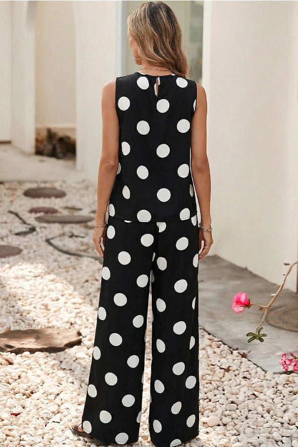 Polka Dot Two-Piece Set