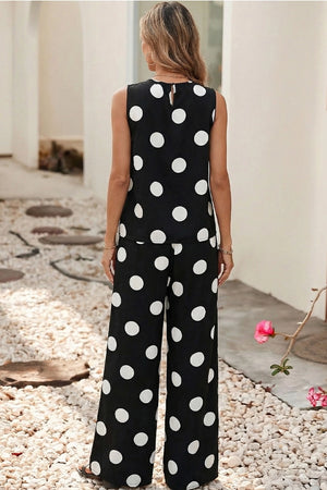 Polka Dot Two-Piece Set