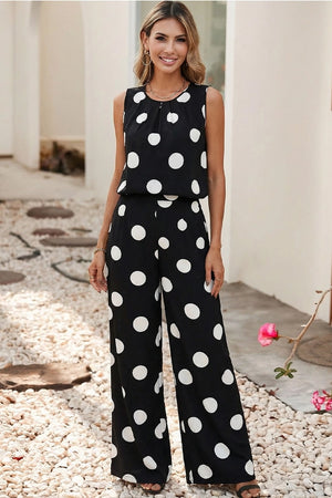 Polka Dot Two-Piece Set
