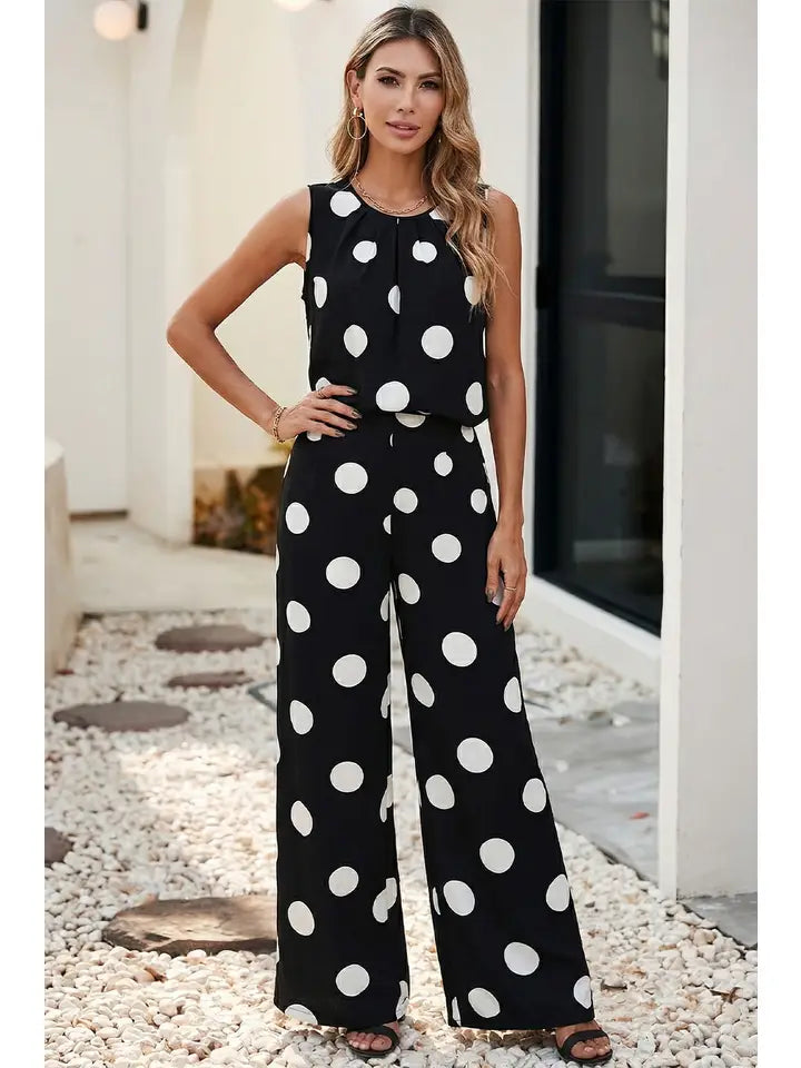 Polka Dot Two-Piece Set