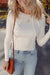 White Raw Seam Top