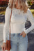 White Raw Seam Top