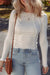 White Raw Seam Top