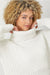 Ivory Cropped Turtleneck Sweater