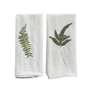 Cloth Napkins hand-drawn illustrations Set of 4